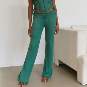 Green Out From Under Sweet Dreams Foldover Lounge Pants